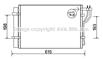 AVA QUALITY COOLING kondensatorius, oro kondicionierius KA5206D